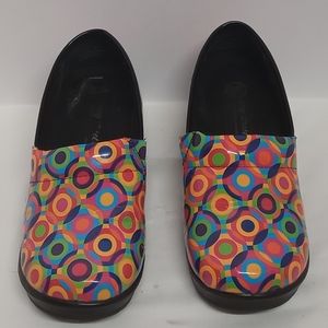 Easy Works By Easy Street Laurie Round Toe Comfort Work Slip-On Clogs Size 9W